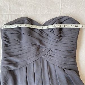 David’s Bridal strapless dress